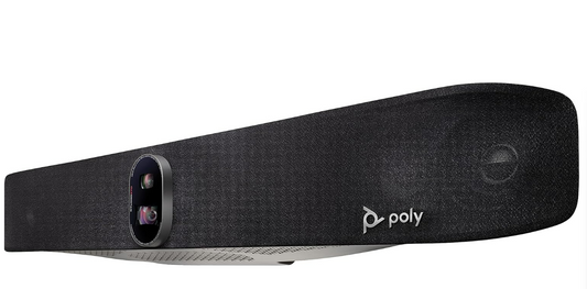 Plantronics Poly ( + Polycom) Poly - Studio X70 Video Bar for Large Conference Rooms Premium 4K Audio & Video Conferencing Solution - Camera, Speakers, & Microphones - Works w/Teams, Zoom (Certified)