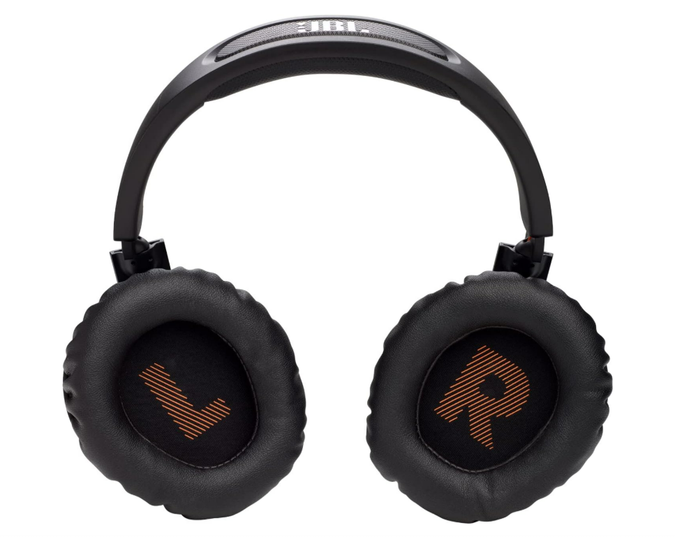 JBL Free WFH Wireless, Over Ear Headset with Detachable Voice-Focus Noise Cancelling Mic, Lossless & Low-lag 2.4GHz USB Dongle for Work from Home, Conference Calls, Online Learning & Teaching (Black)