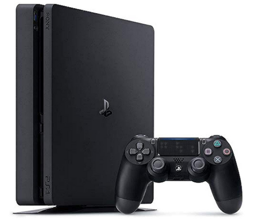 Playstation Sony 4 Slim 500GB Console (Black) - International Version (slightly used)