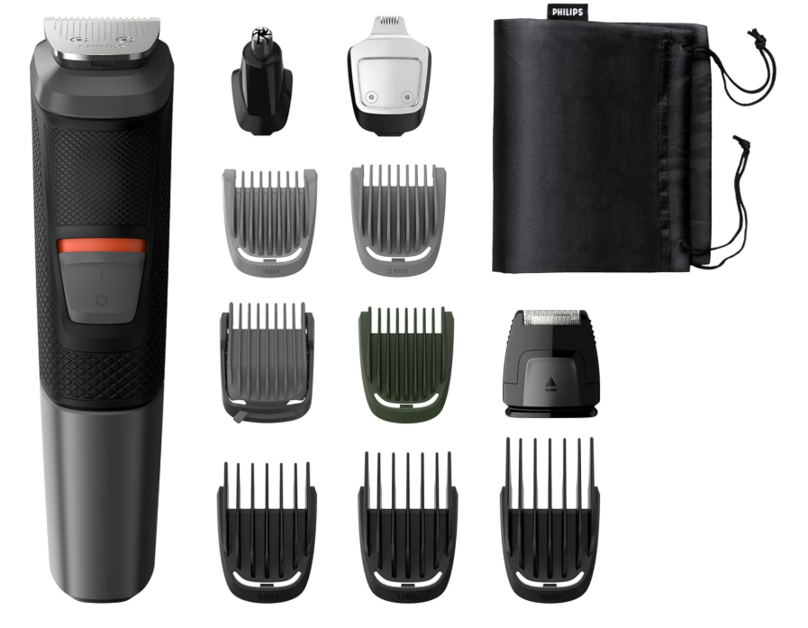 Philips 11-in-1 Multigroom 5000 Series | Ultimate Trimmer for Men |All-in-One Solution| Precision Beard Trimmer |Hair Trimmer|Body Groomer| Ear & Nose Hair Trimmer |Self-Sharpening Metal Blades|MG5730