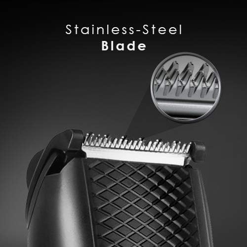 SYSKA HT200U Beard Pro Trimmer Runtime: 40 Mins Cordless Use (Black)