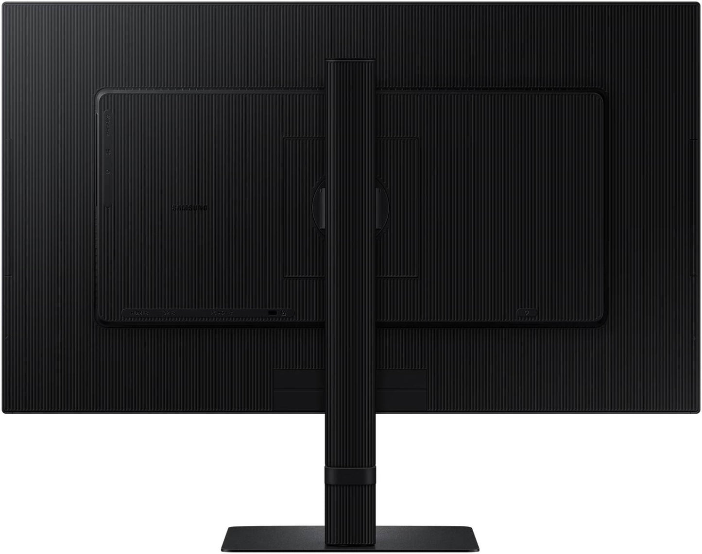 Samsung 32 inch S6 QHD ViewFinity High Resolution Monitor, QHD IPS Display, 100Hz Refresh Rate, 5ms Response Time, Flat, Flicker Free, Eye Saver Mode | LS32D606EAMXUE Black