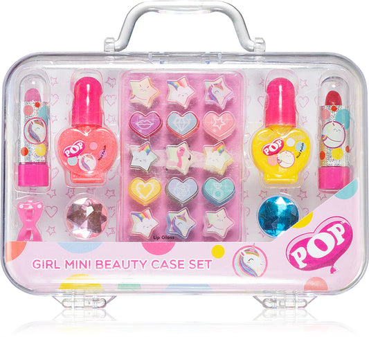 Pop Girl Mini Beauty Case Set  - Makeup set for children
